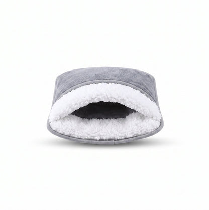 Chauffe-pieds polaire USB gris douillet, Season House
