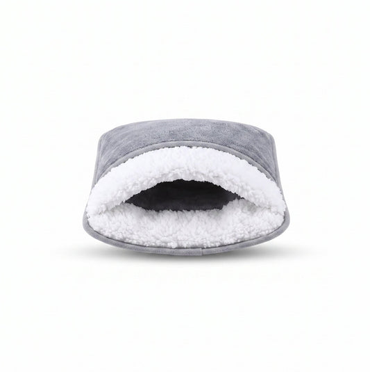 Chauffe-pieds polaire USB gris douillet, Season House