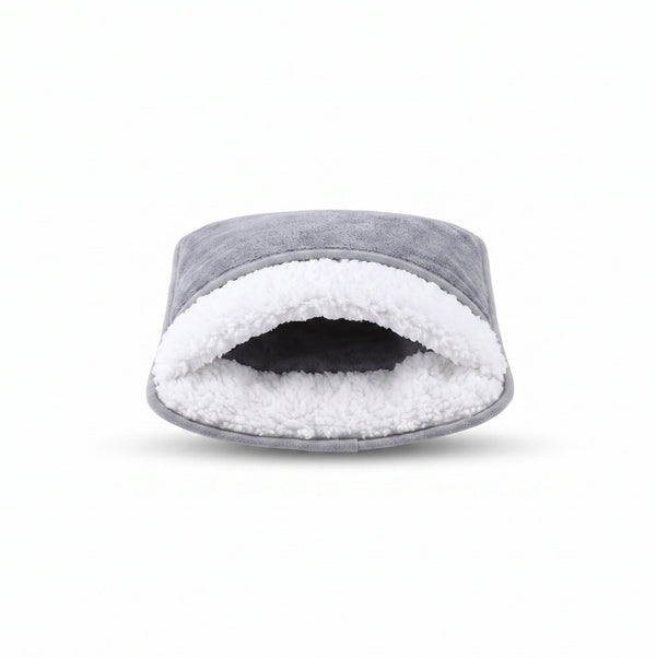 Chauffe-pieds polaire USB gris douillet, Season House