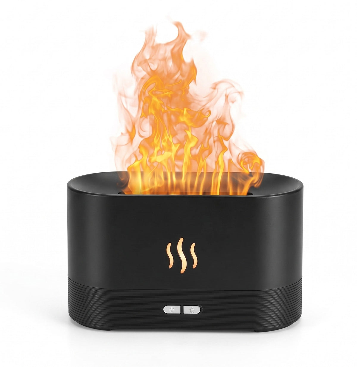 Diffuseur humidificateur à effet flamme noir, Season House